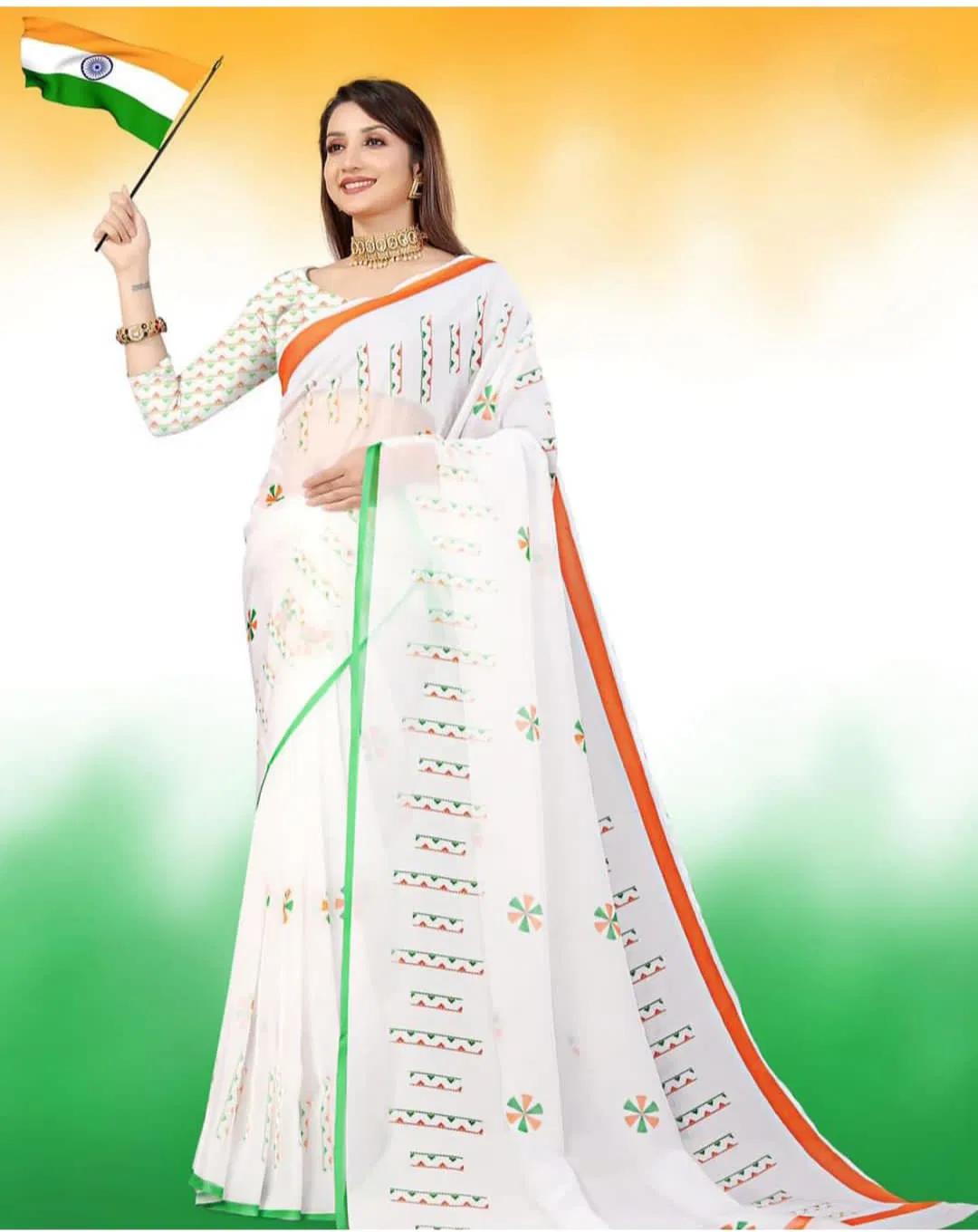 VK 4139 Independence Day 2024 Special Saree Wholesale Price In Surat